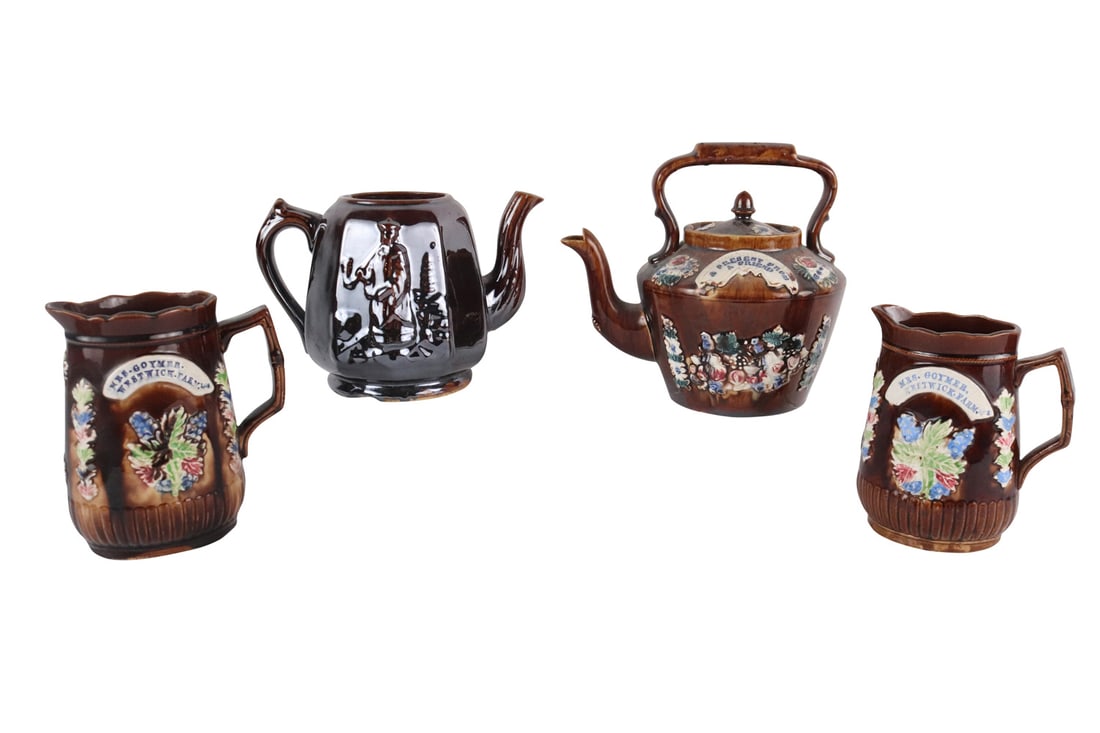 Three Measham Bargeware Table Articles (1 of 11)