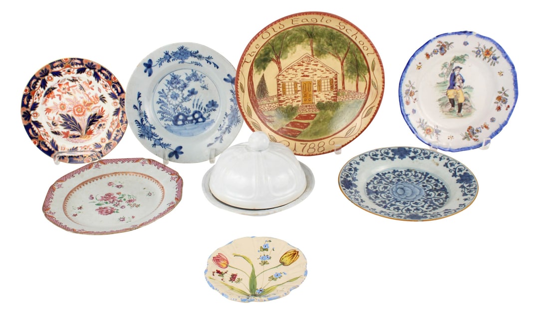 Group of Assorted Porcelain Plates (1 of 18)