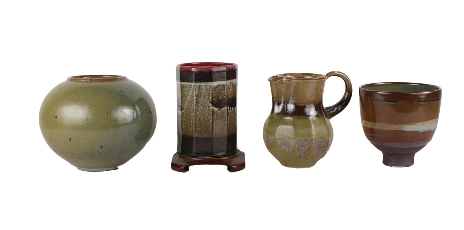 Four John Shedd Glazed Ceramic Table Articles (1 of 17)