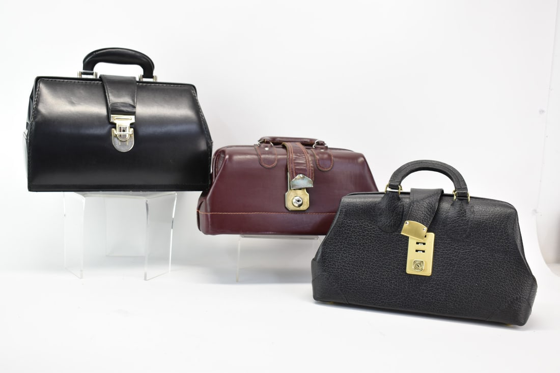 Three Leather Doctors Bags (1 of 20)