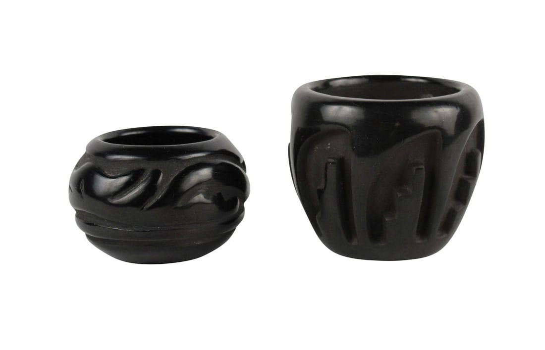 Two Santa Clara Blackware Small Vessels (1 of 6)