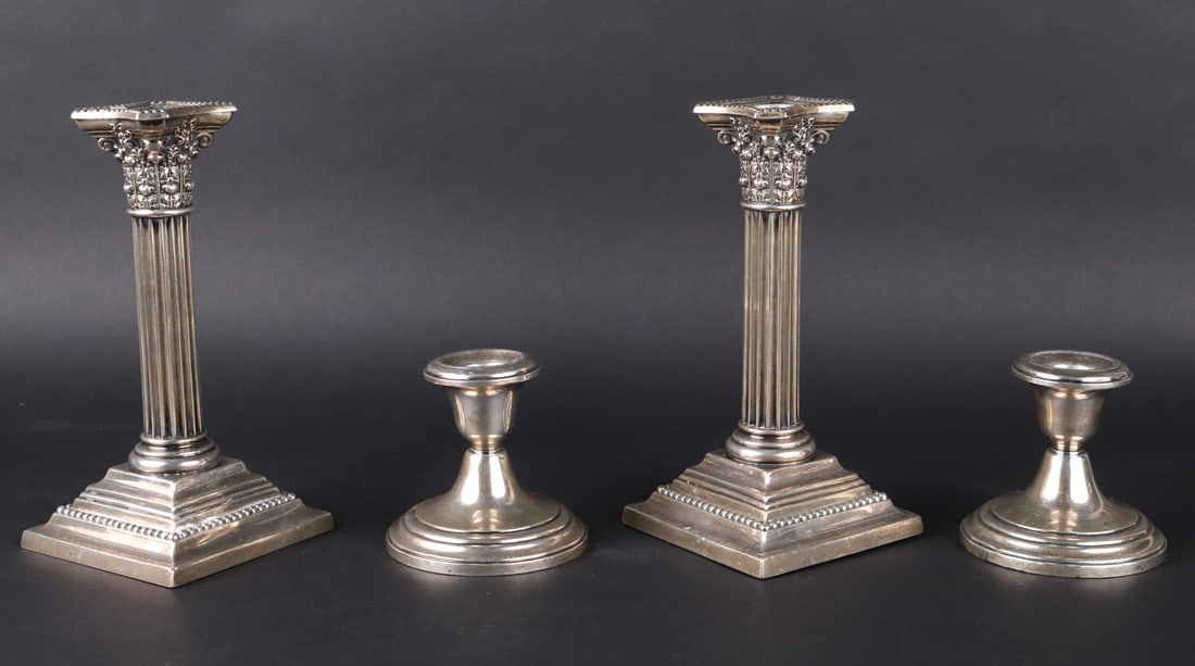 Gorham store sterling candlesticks