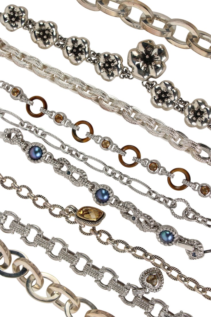 Four Sterling Silver Necklaces (1 of 20)