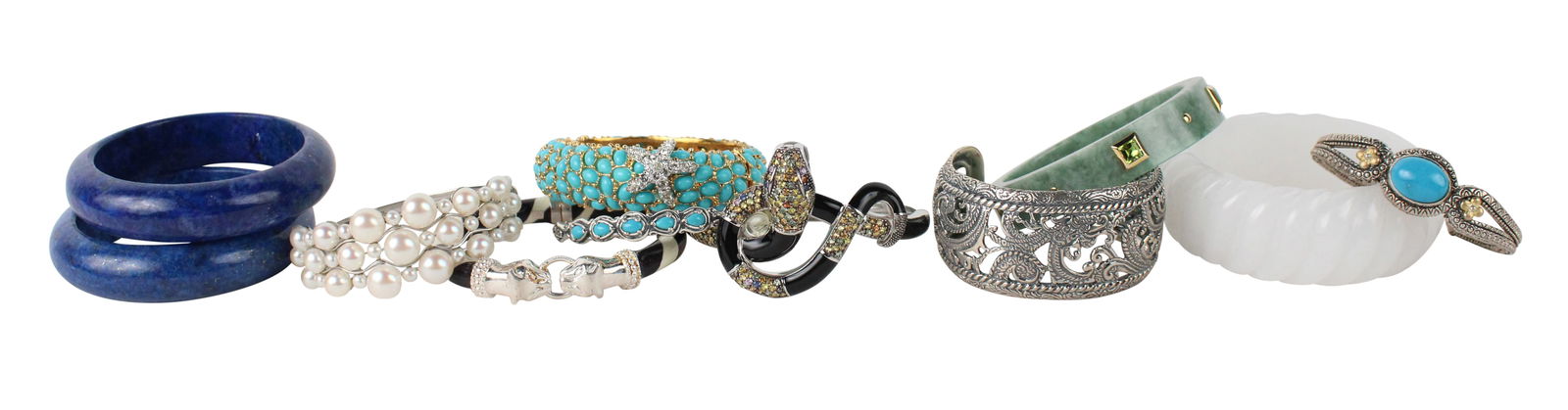 Kenneth Jay Lane Faux Turquoise Bracelet (1 of 19)
