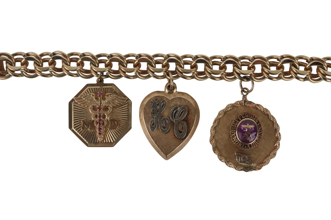 14K Yellow Gold Charm Bracelet (1 of 4)