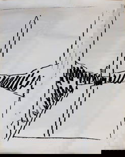 Andy Warhol, Wallpaper, Washington Monument: (American, 1928-1987) screen on wallpaper, uncut sheet of two images form the edition printed by Bill Miller's Wallpaper Studio Inc., New York. Stains, creases. 30"w x 45"l Provenance: Private Collect