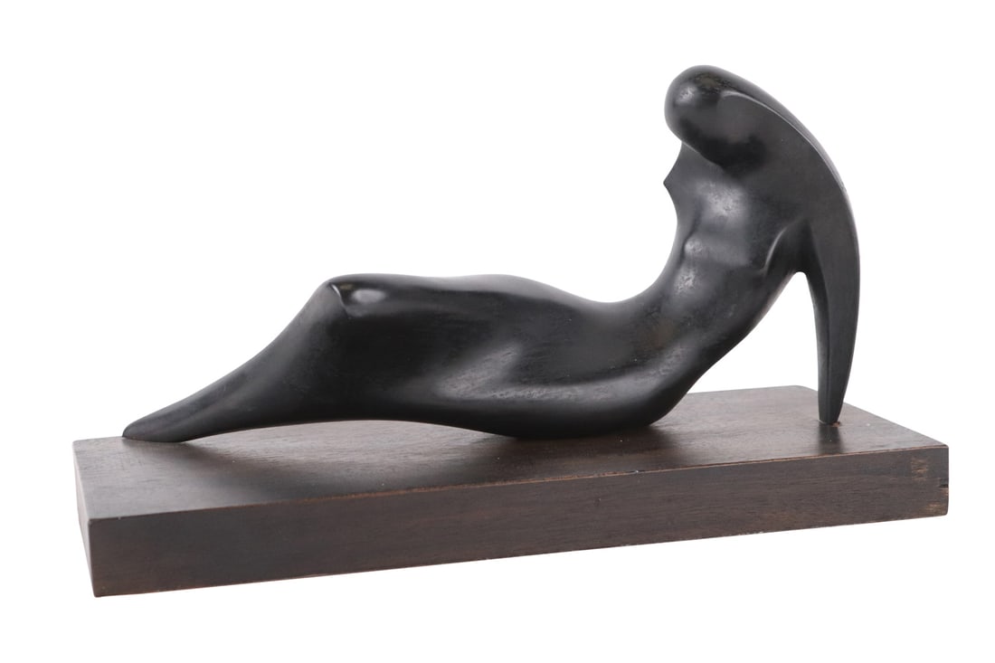 Haim Azuz, Cast Bronze, Woman in Repose (1 of 7)