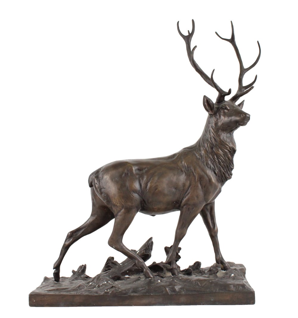 After Charles Paillet, Bronze, "Walking Deer" (1 of 10)