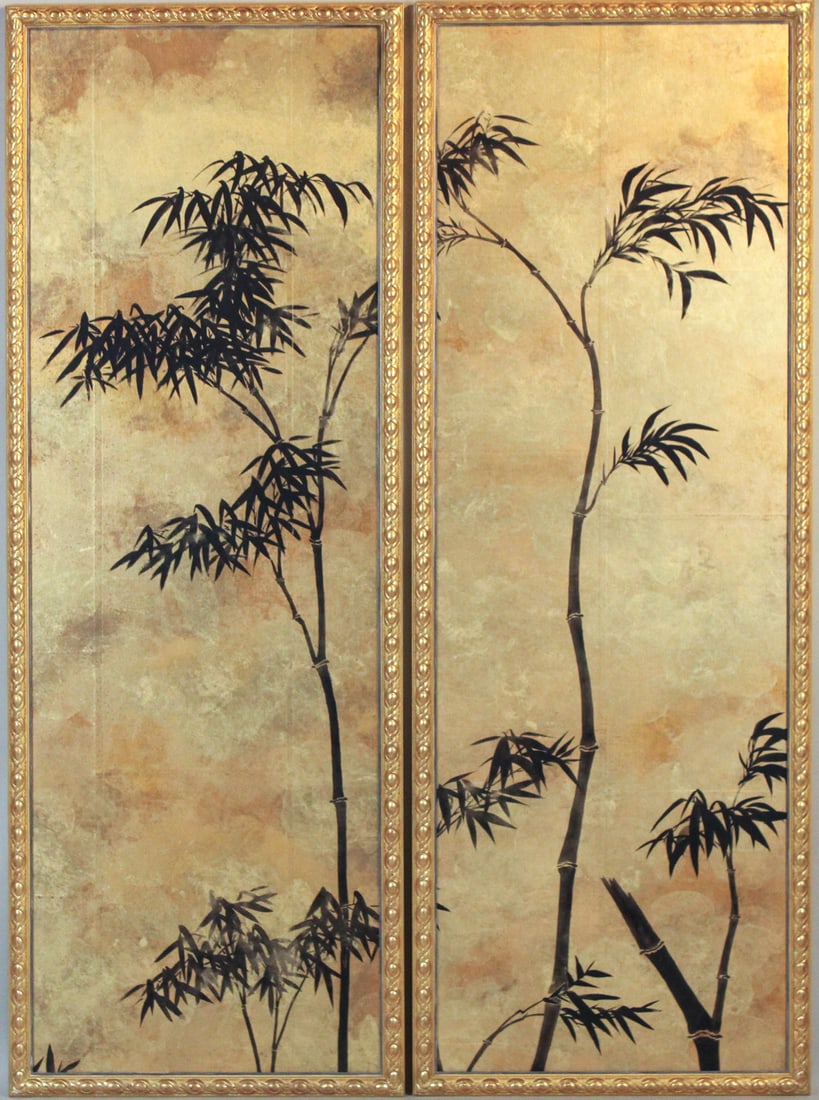 Pair of Contemporary framed Japanese Block Prints (1 of 9)