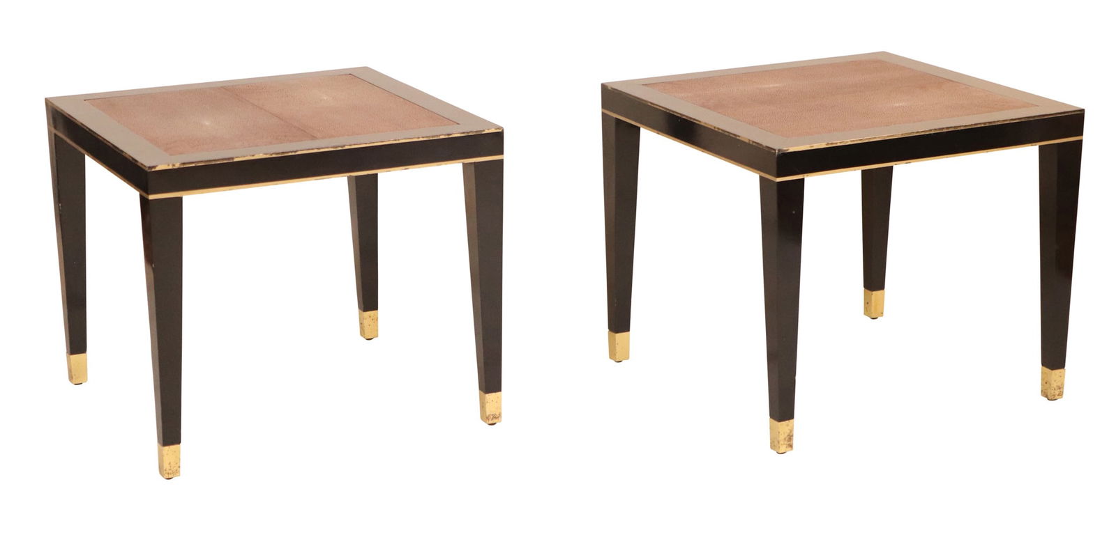 Pair of Contemporary Ebonized Side Tables (1 of 6)