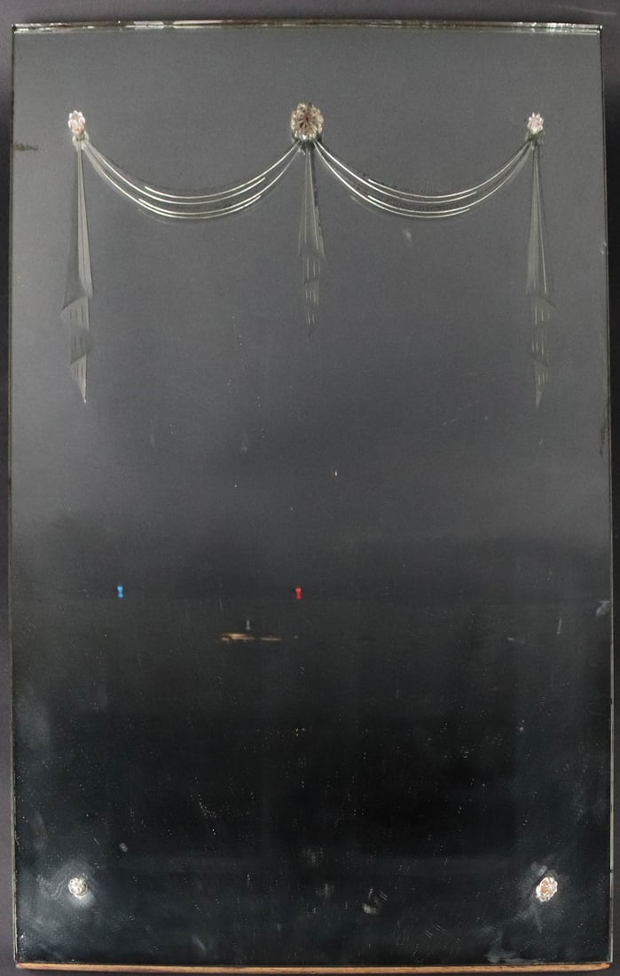 Art Deco Etched Mirror (1 of 7)