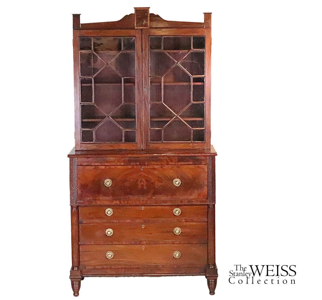 Federal Mahogany Secretary with Drop Front Desk (1 of 20)
