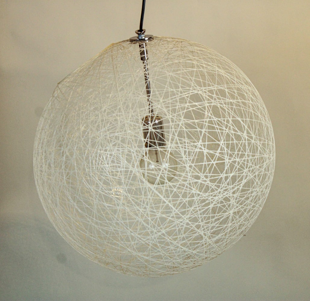 Bertjan Pot for Moooi Random Light Small: Bertjan Pot Modern fiberglass hanging lamp, 20th/21st C. Appx. 20"dia.