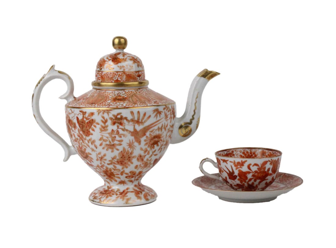 Chinese Export Sacred Bird and Butterfly Teapot (1 of 11)