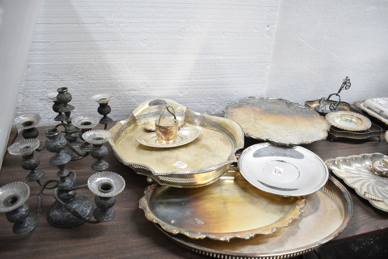 Large Group Assorted Silver Plate Table Articles (1 of 10)