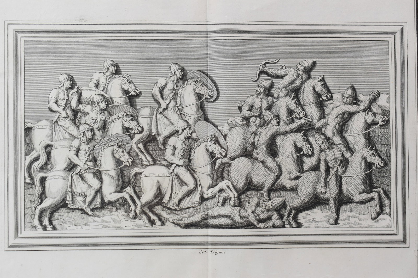 Antique Roman Battle Scene Engraving (1 of 12)