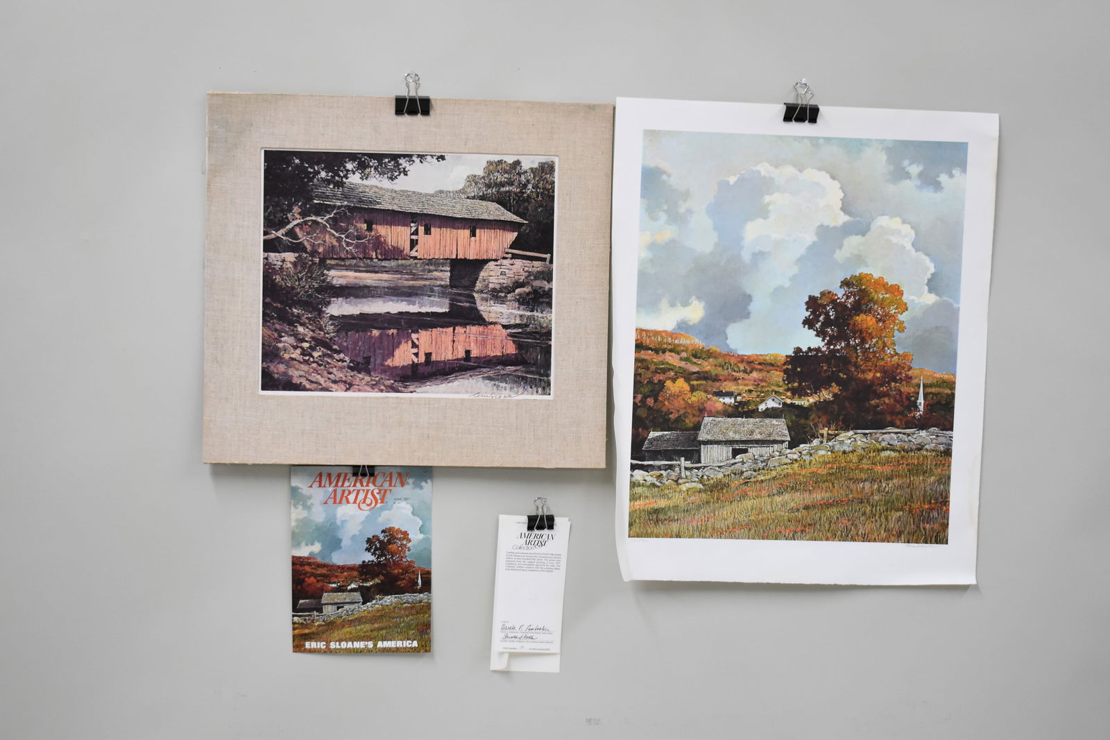 Two Eric Sloanes Art Prints (1 of 8)