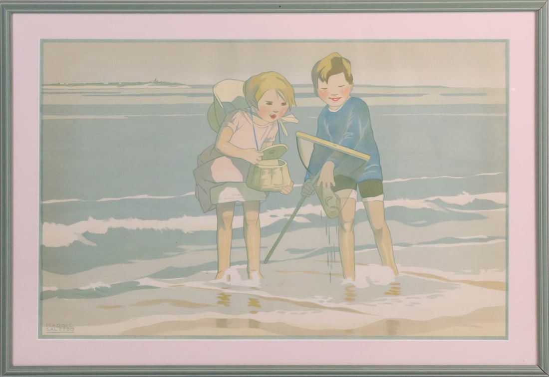 Maggie Salzedo, Print, Children at the Beach (1 of 8)