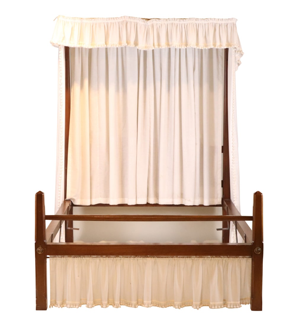 Federal Mahogany Four Post Bedstead (1 of 10)