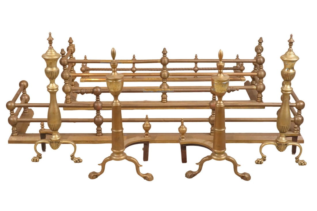 Group of Assorted Brass Fireplace Equipment (1 of 16)