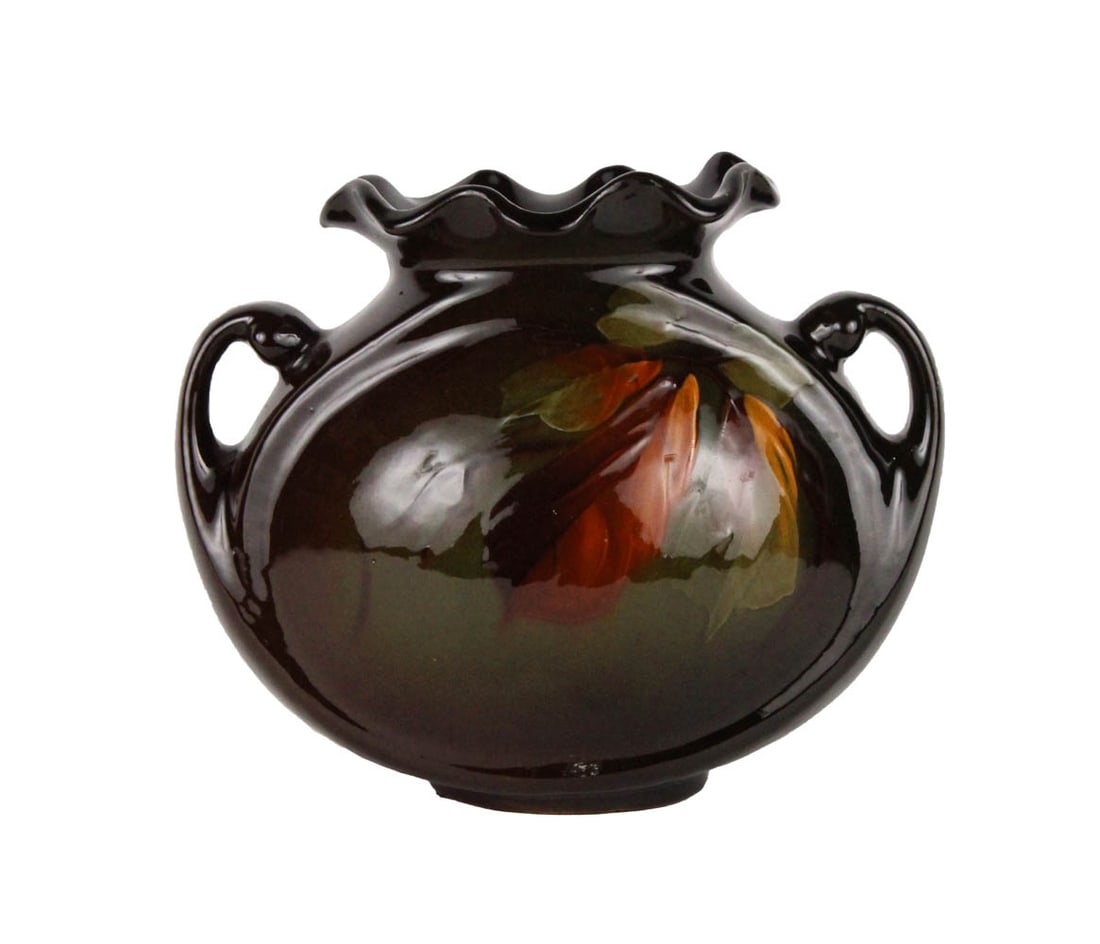 Art Pottery Two-Handled Vase (1 of 6)