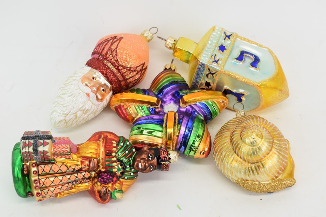 Group of Assorted Christopher Radko Ornaments (1 of 9)