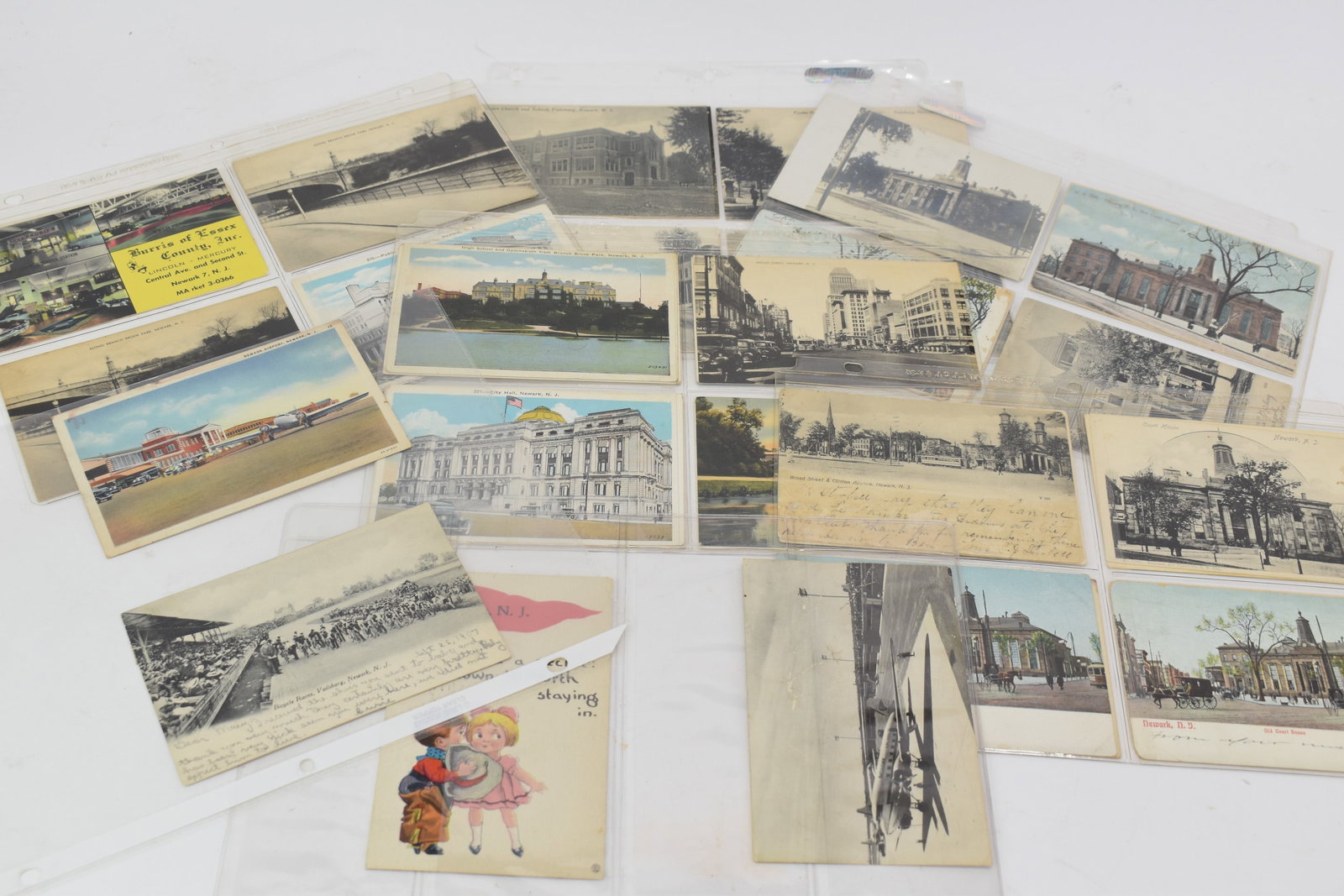 Group of Assorted Newark NJ 1903-1952 Postcards (1 of 5)