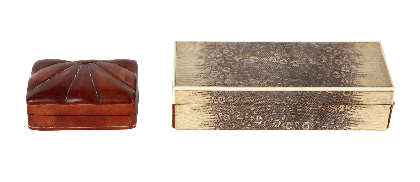 Vintage Shark Skin Trinket Box (1 of 9)