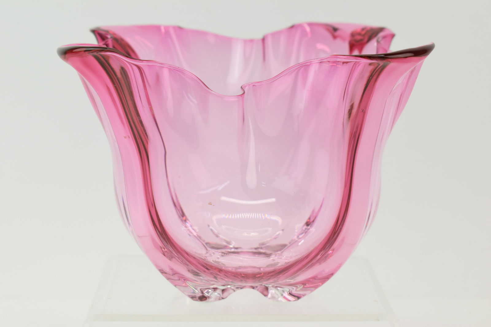 Steuben Grotesque Cranberry Bowl (1 of 5)