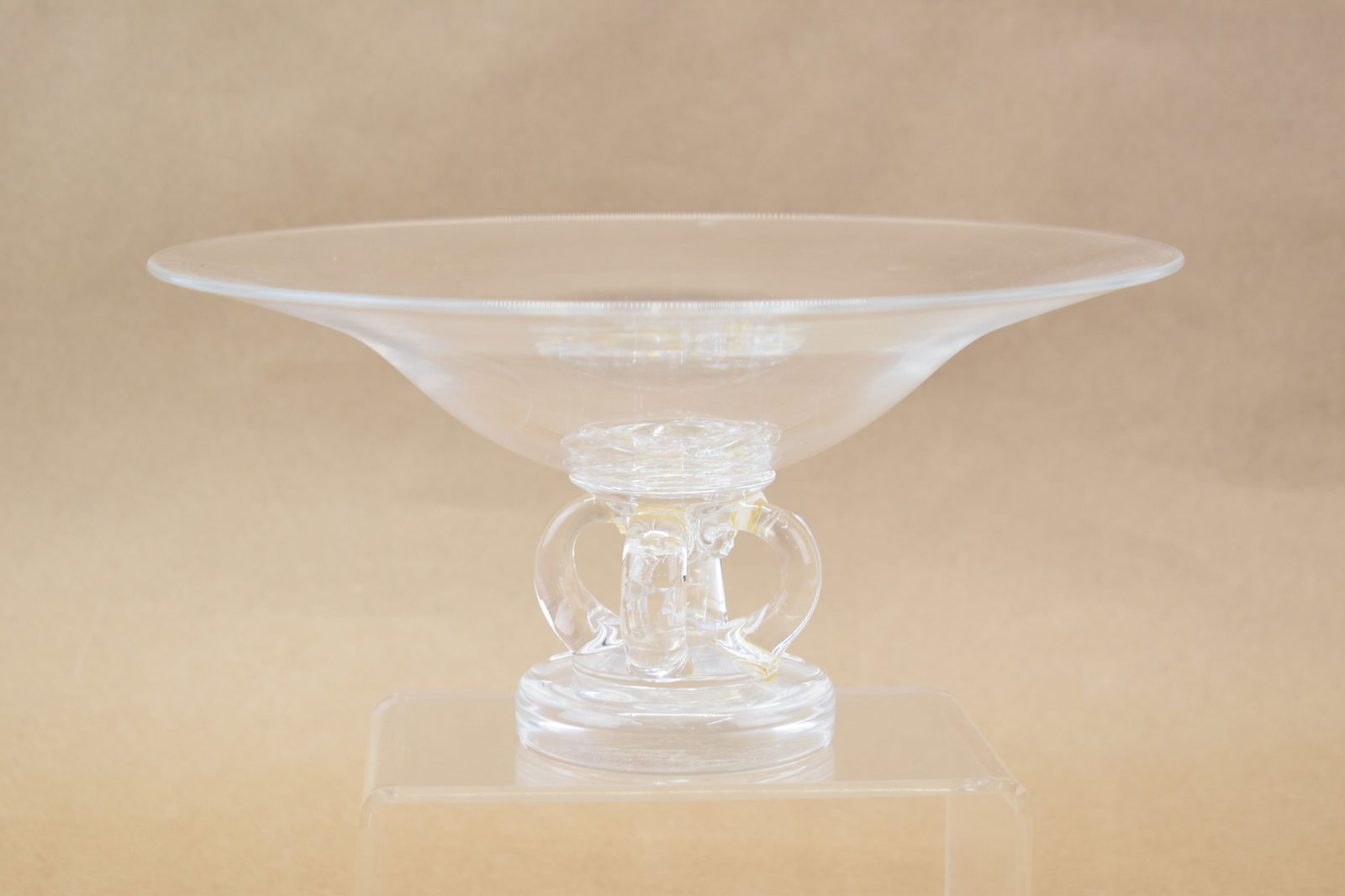 Steuben Pedestal Compote by George Thompson (1 of 6)