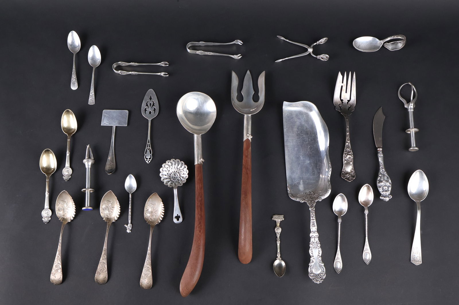 Georg Jensen Sterling Silver Blossom Sugar Tongs (1 of 9)