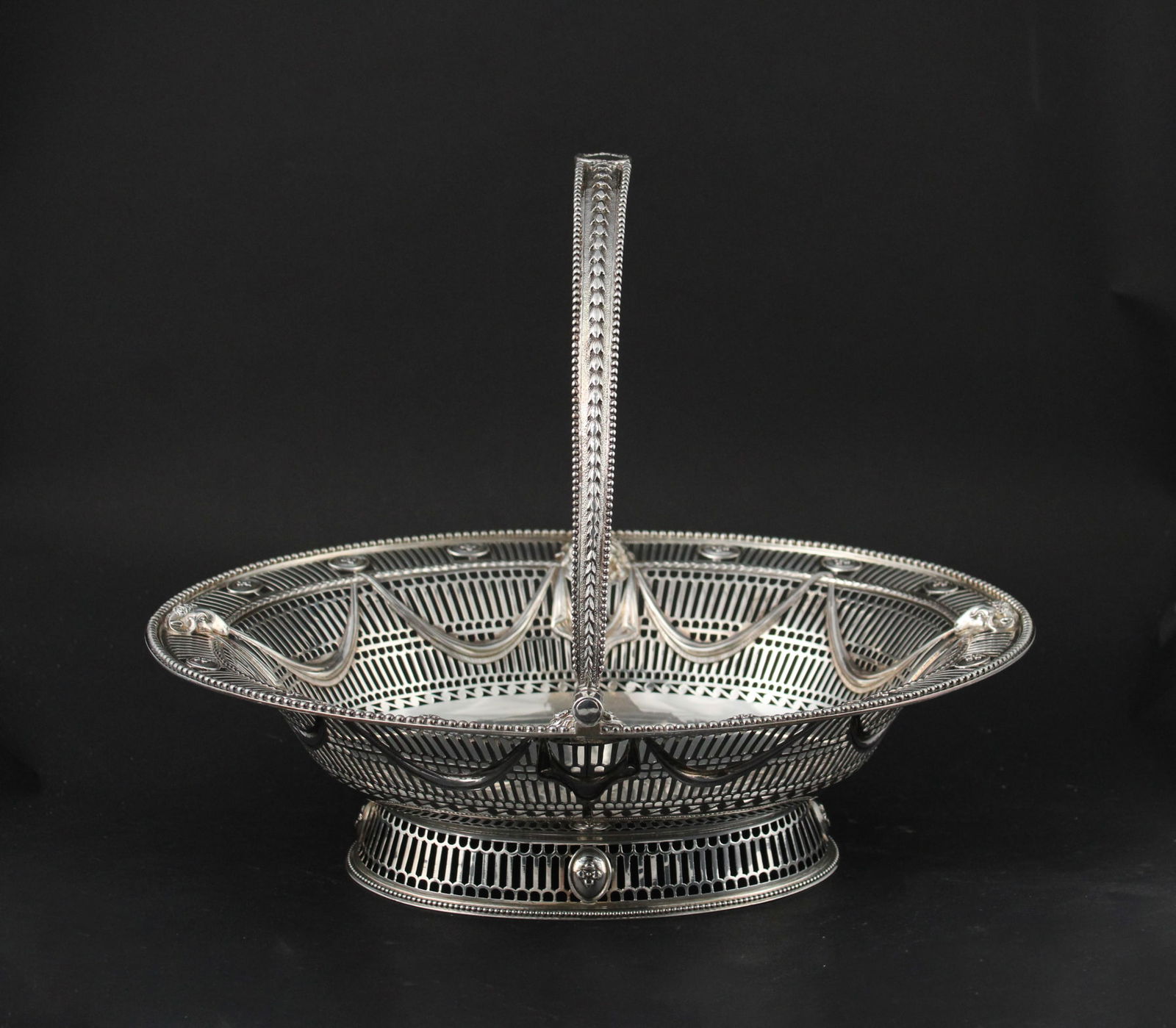 George III Silver Cake Basket (1 of 9)