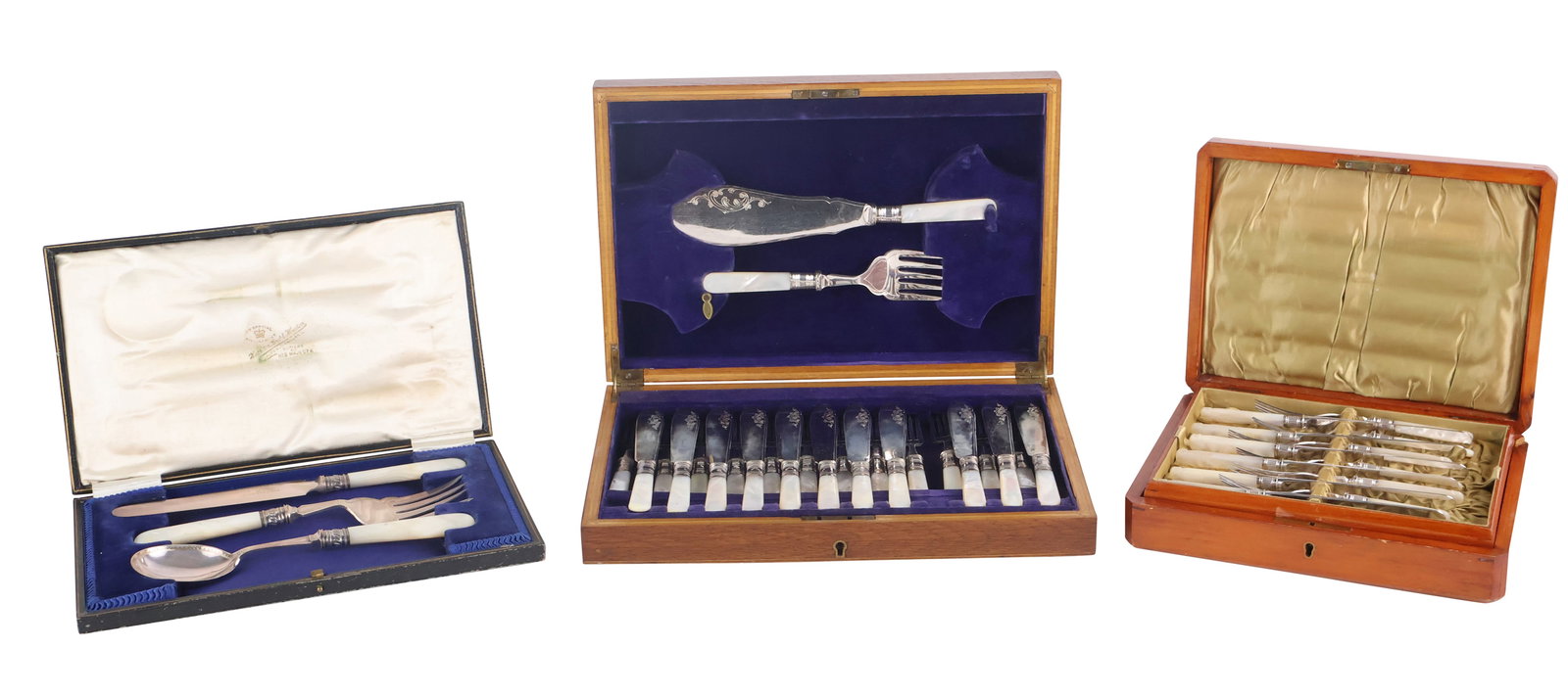 Sheffield Mother of Pearl Boxed Serving Set (1 of 12)