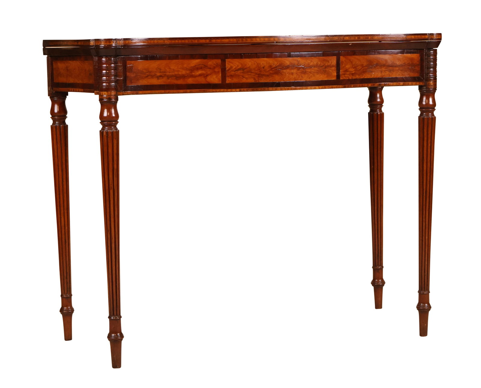 Federal Inlaid Mahogany Card Table (1 of 11)