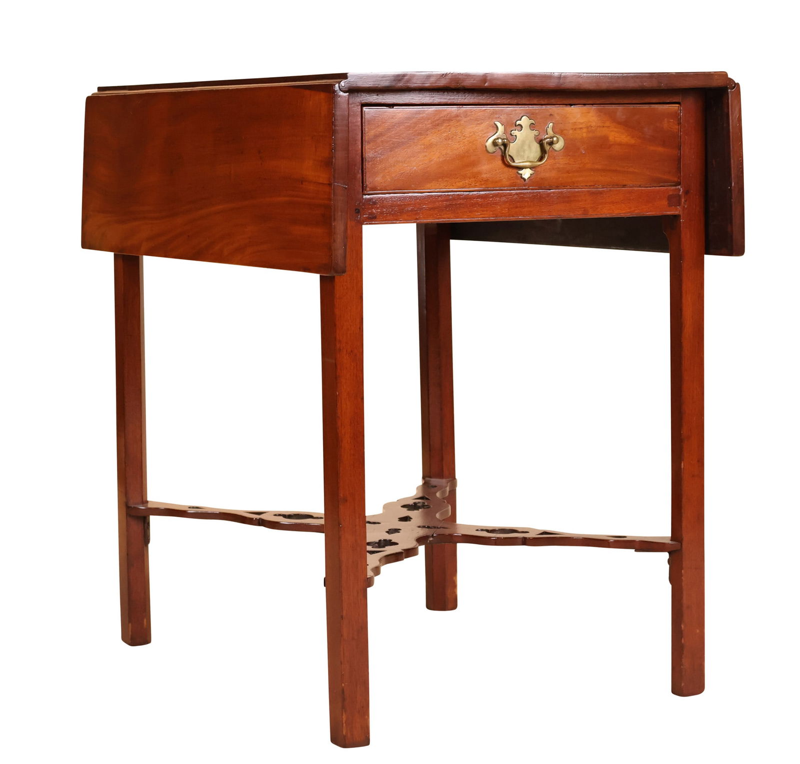 Chippendale Figured Mahogany Pembroke Table (1 of 11)
