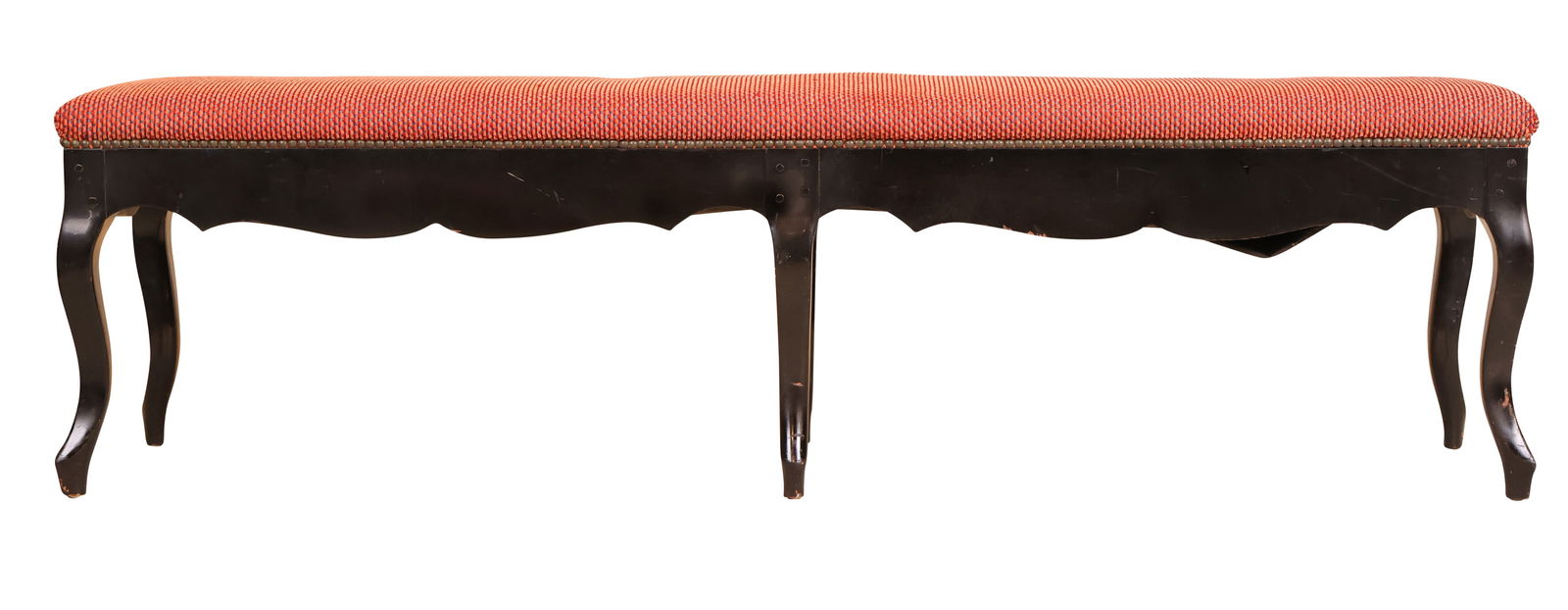 Napoleon III Style Ebonized Window Seat (1 of 6)