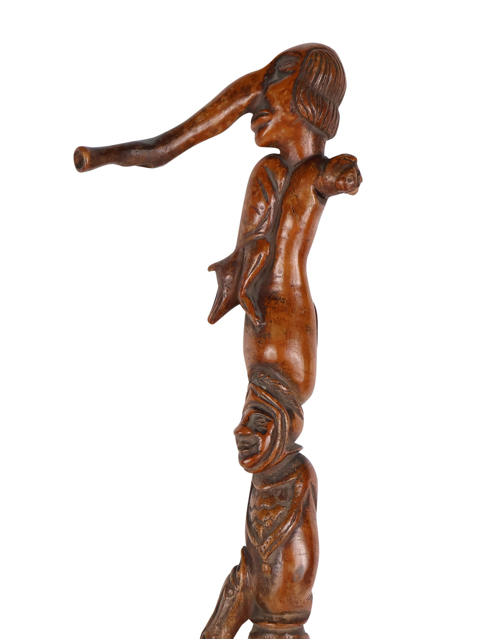 18th C. Satirical Cane (Possibly Seditious) (1 of 20)