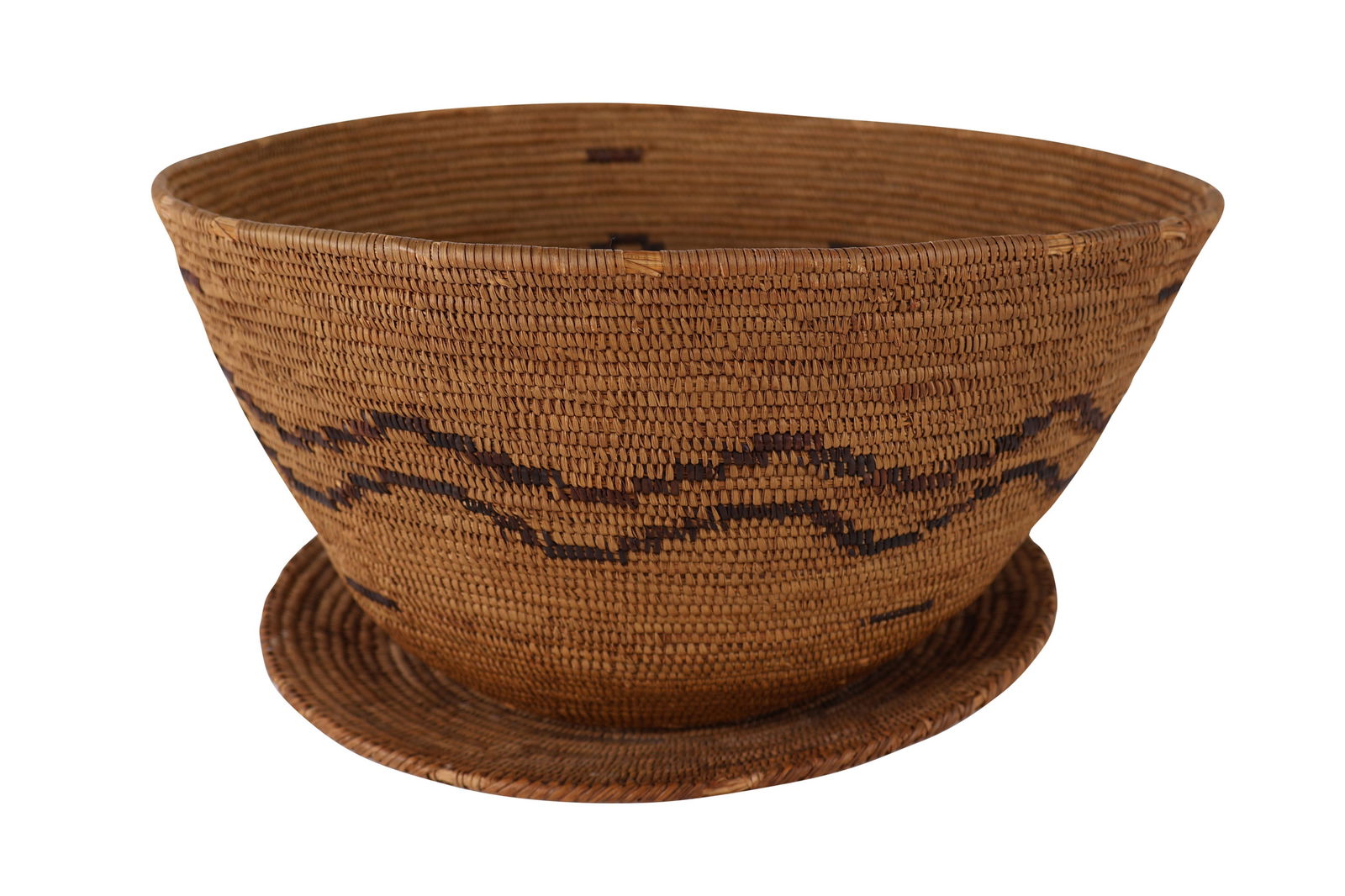 Native American Woven Basket and Plate (1 of 7)