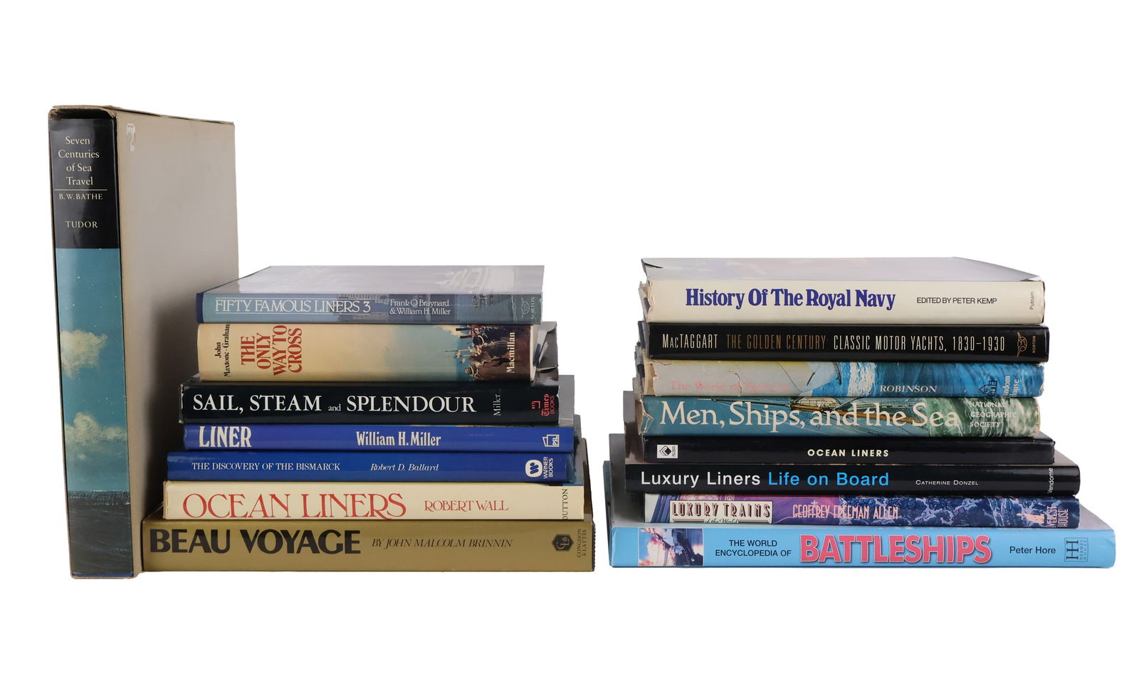 Group of Books on Ocean Liners, Ships and Yachts (1 of 10)