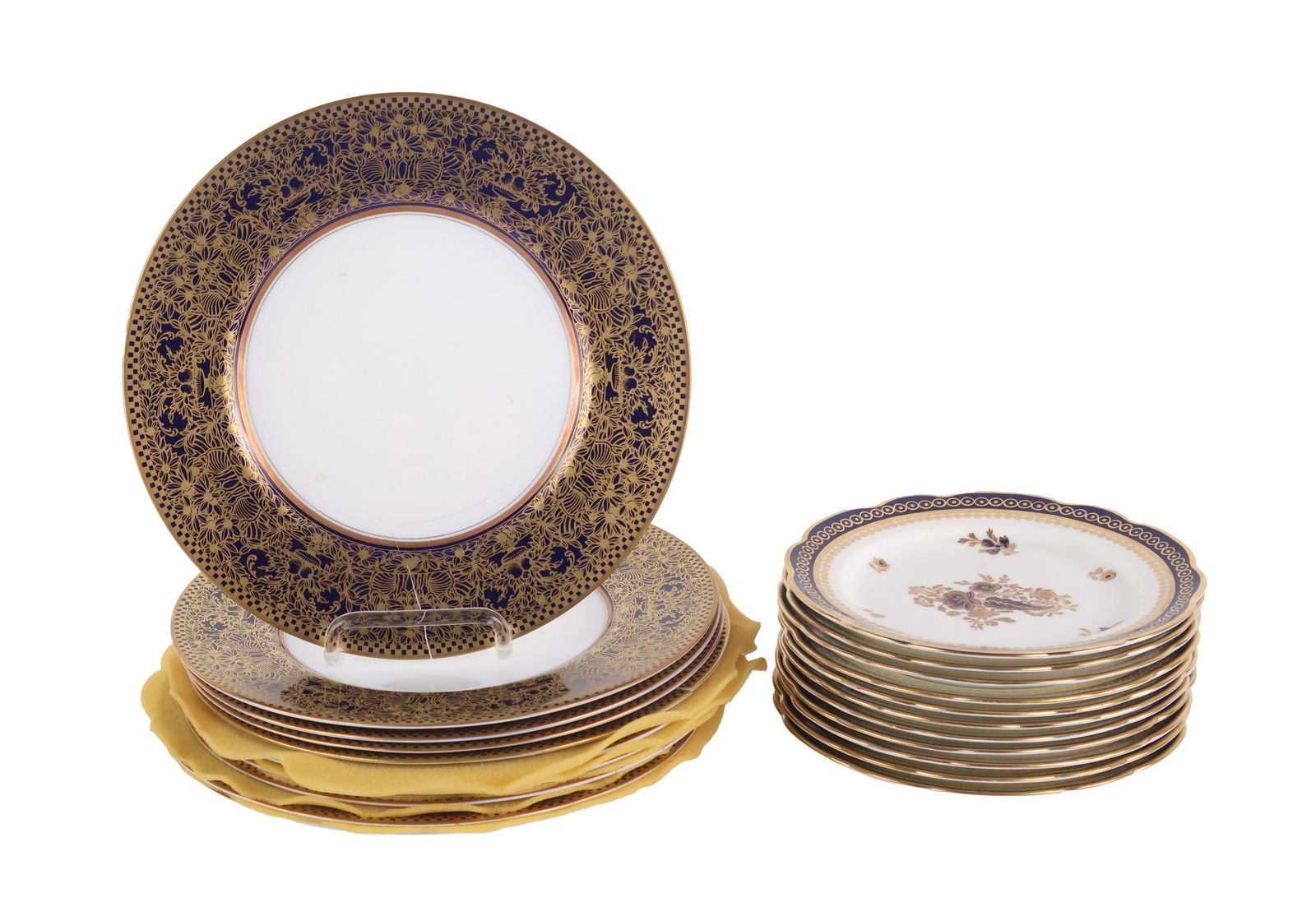 Twelve Royal Worcester for Tiffany Dessert Plates (1 of 6)