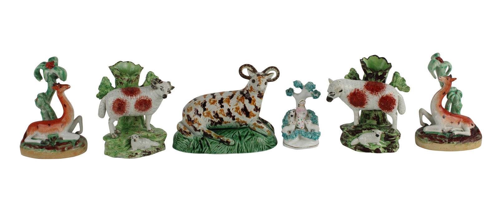 Group of Six Staffordshire Figures (1 of 20)