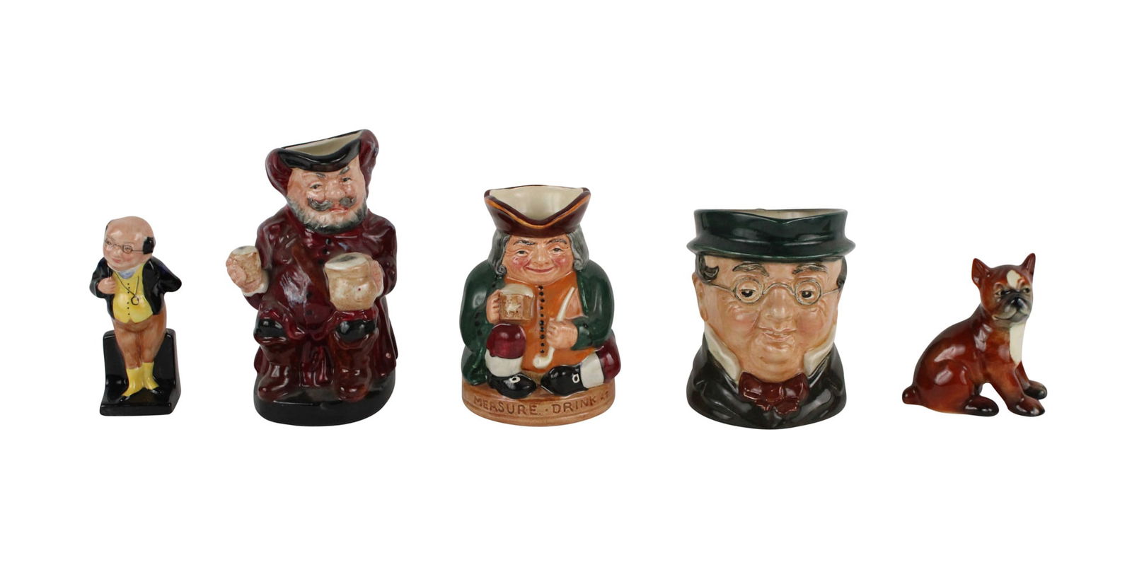 Three Royal Doulton Toby Pitchers (1 of 9)