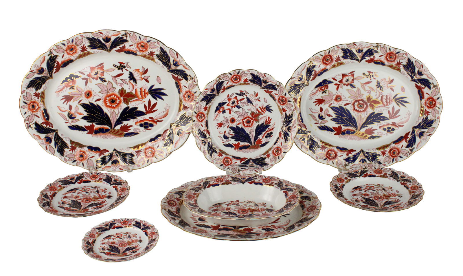 Booth's China "Dovedale" Pattern Dinnerware (1 of 6)