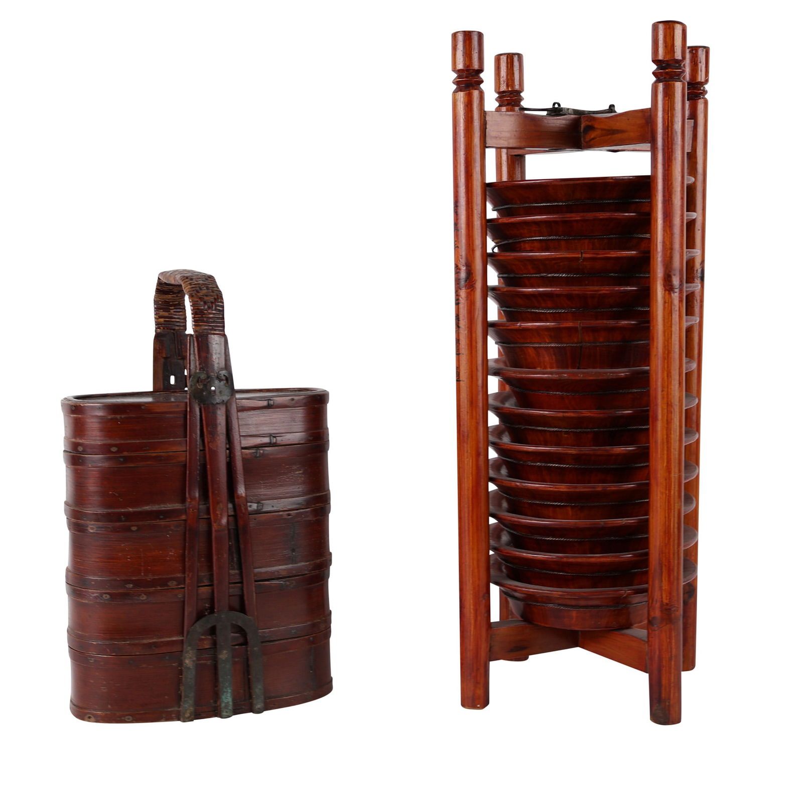 Chinese Rattan Food Basket (1 of 13)