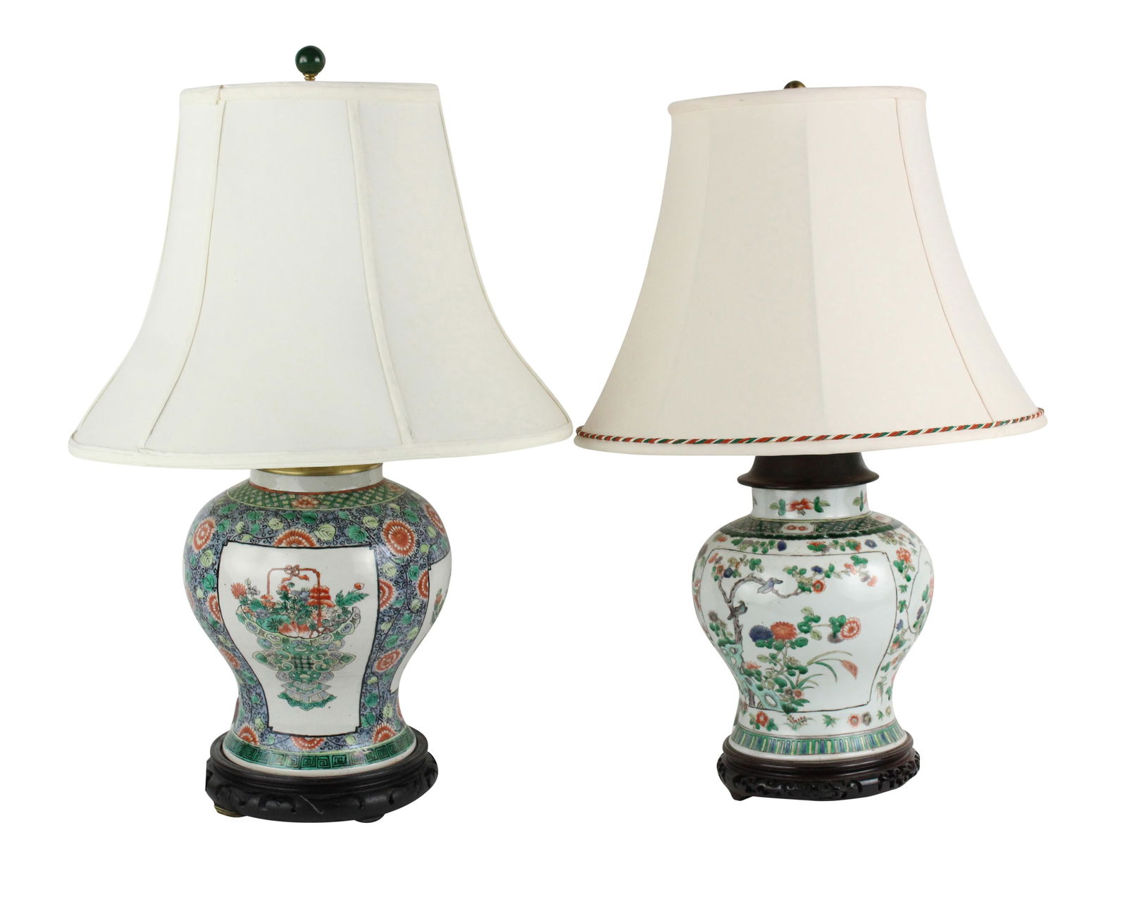 Two Chinese Famille Jaune Porcelain Ginger Jars (1 of 9)