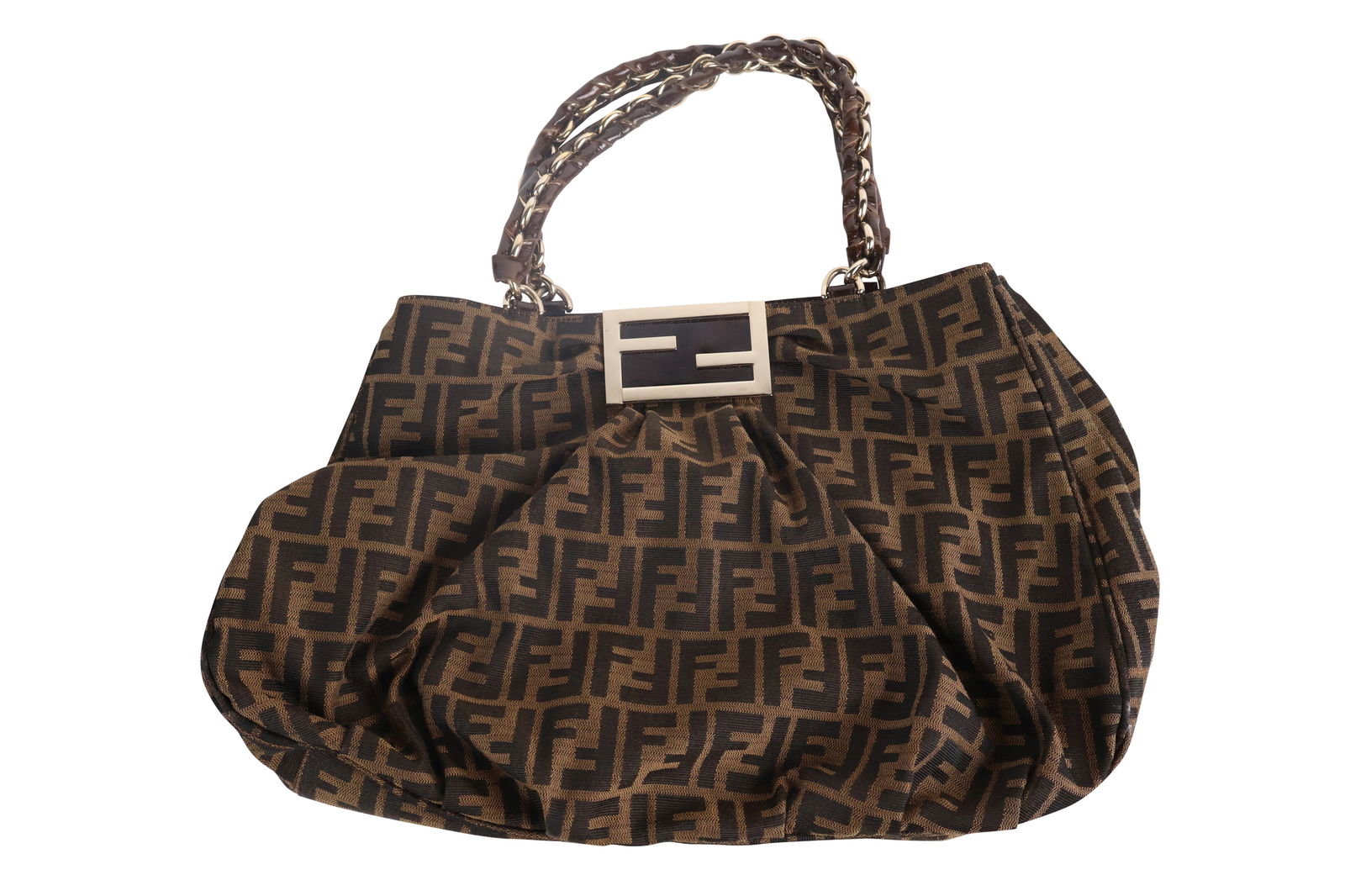 Fendi Zucca Nylon Canvas Handbag (1 of 10)