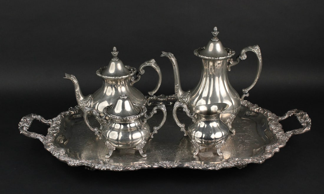Silver Plated 5 Piece Tea & Coffee Service (1 of 20)
