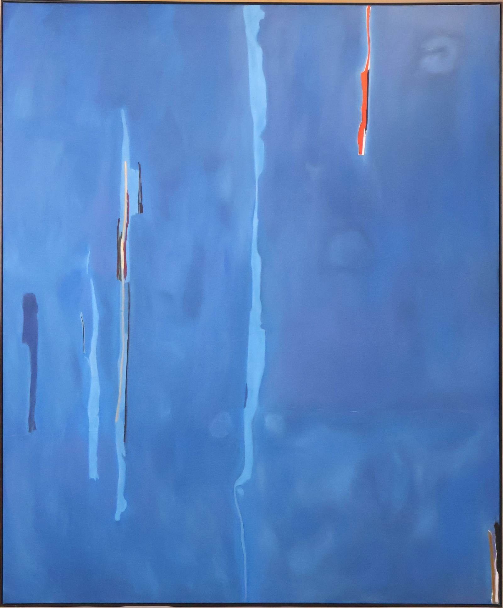 Modern Blue Abstract, Oil on Canvas (1 of 11)