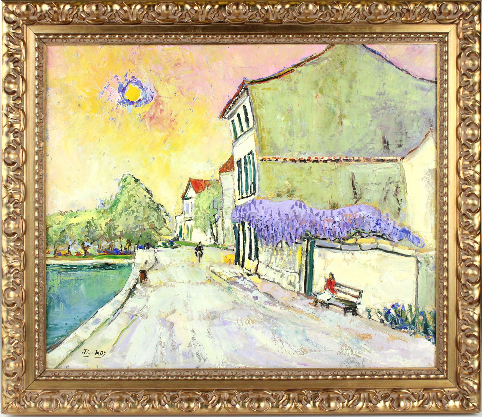 Jean Claude Roy, (Canadian, 1948) Taillebourg, Oil on Canvas (1 of 9)