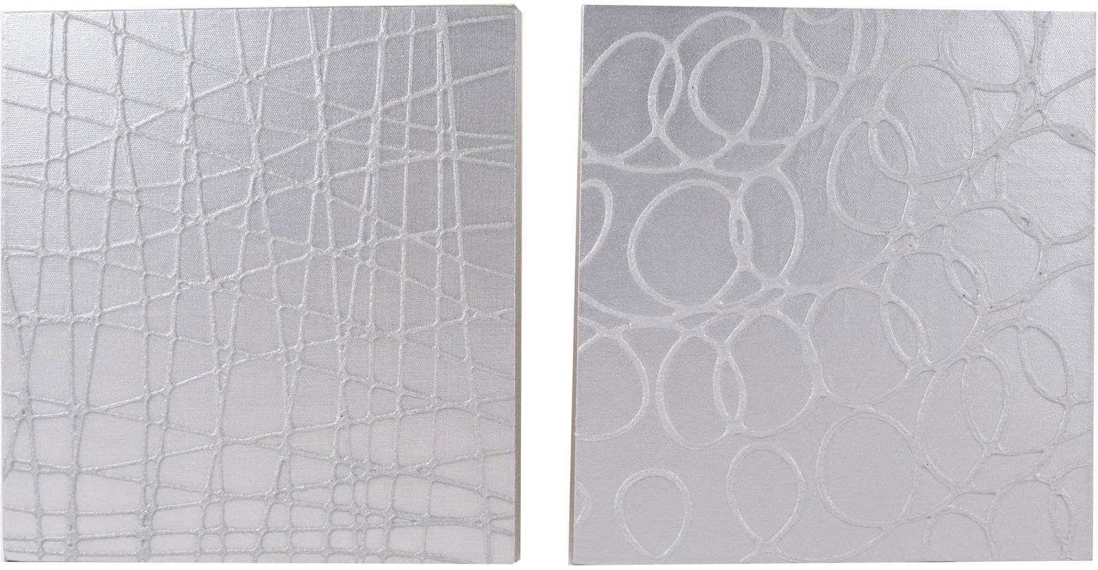 Karina Wisniewska, (Swiss, 1966-) Light Space III and VIII, Acrylic & Sand on Canvas (1 of 7)